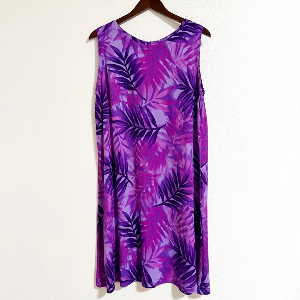 Hibiscus Collection Tropical Hawaiian Shift Tank Dress